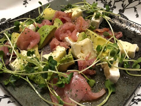 パーティーおつまみに生ハムとチーズとアボカドサラダ レシピ 作り方 By まかろん 楽天レシピ パーティーおつまみに生ハムとチーズとアボカドサラダ レシピ 作り方 By まかろん 楽天レシピ